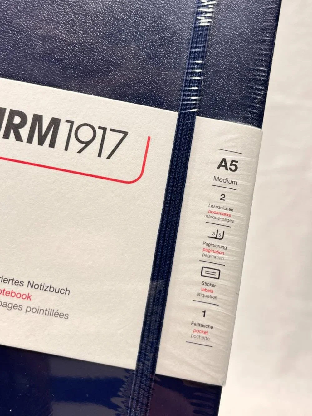 NEW A5 Medium Leuchtturm 1917 Hardcover Dotted Notebook 5.5
